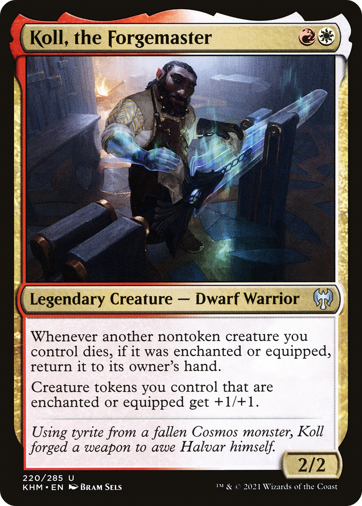 Koll, the Forgemaster (220) Foil - Kaldheim