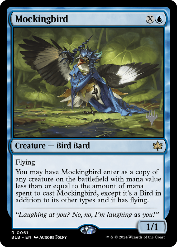 Mockingbird (Promo Pack) [Bloomburrow Promos] | Silver Goblin