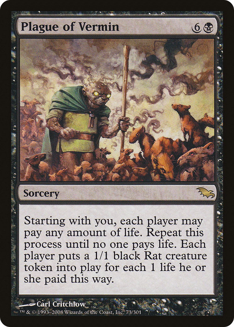 Plague of Vermin (073) Foil - Shadowmoor