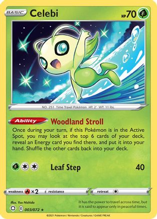 Celebi (003/072) [Sword & Shield: Shining Fates] | Silver Goblin