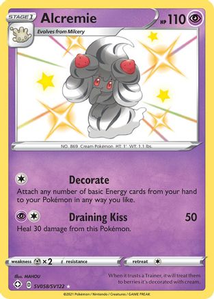 Alcremie (SV058) Holofoil - Shining Fates Shiny Vault