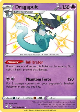 Dragapult (SV062) Holofoil - Shining Fates Shiny Vault