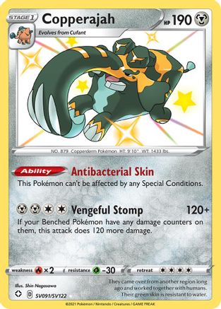 Copperajah (SV091) Holofoil - Shining Fates Shiny Vault