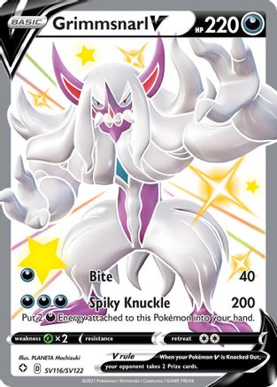 Grimmsnarl V (SV116) Holofoil - Shining Fates Shiny Vault
