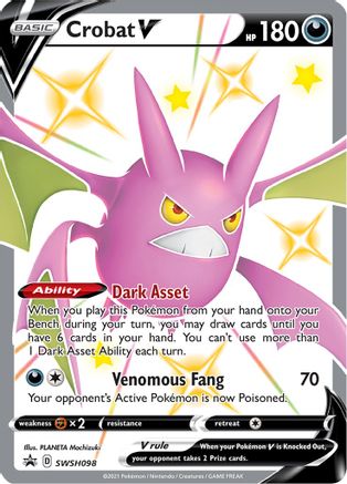 Crobat V - SWSH098 (SWSH098) Holofoil - SWSH Sword & Shield Promo Cards