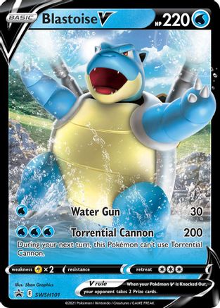 Blastoise V - SWSH101 (SWSH101) Holofoil - SWSH Sword & Shield Promo Cards