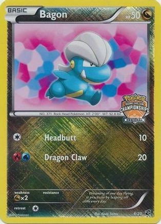 Bagon (6/20) (Regional Championship) [Black & White: Dragon Vault] | Silver Goblin