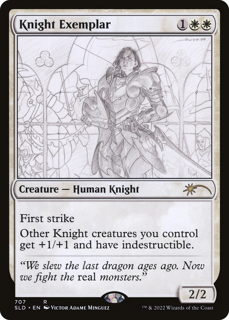 Knight Exemplar (707) - Secret Lair Drop
