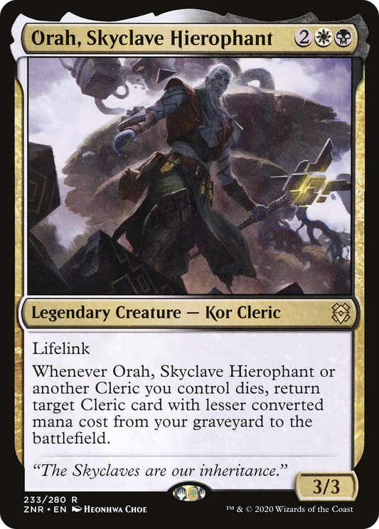 Orah, Skyclave Hierophant (233) - Zendikar Rising