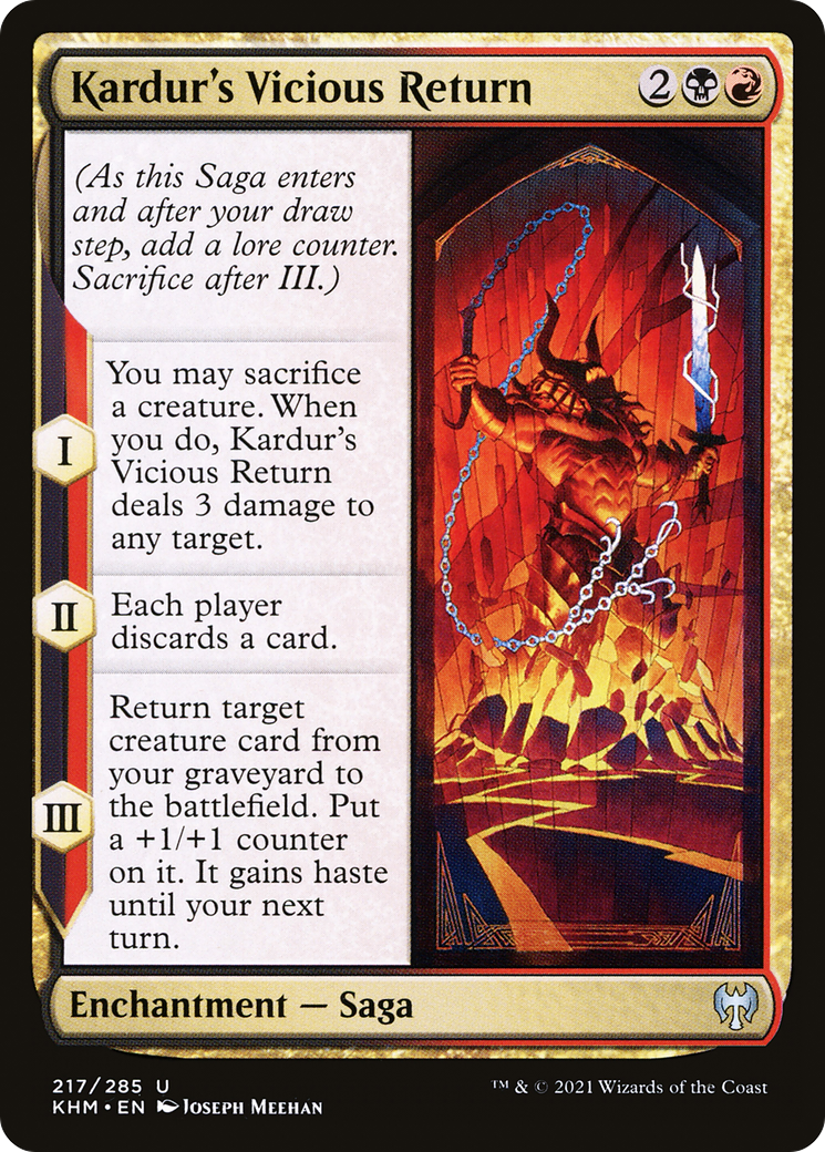 Kardur's Vicious Return (217) - Kaldheim
