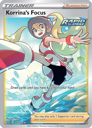 Korrina's Focus (Full Art) (160) Holofoil - SWSH05 Battle Styles