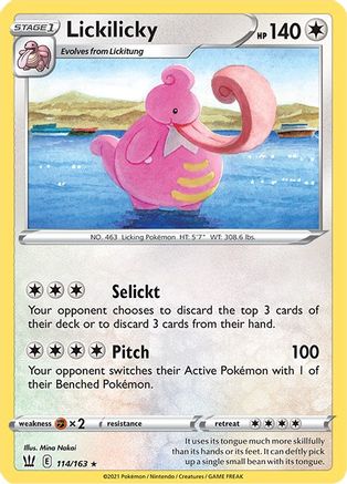 Lickilicky (114/163) [Sword & Shield: Battle Styles] | Silver Goblin