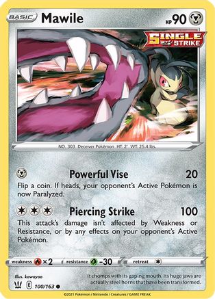 Mawile (100/163) [Sword & Shield: Battle Styles] | Silver Goblin