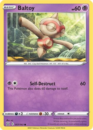 Baltoy (57) - Battle Styles