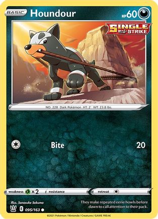 Houndour (095/163) [Sword & Shield: Battle Styles] | Silver Goblin