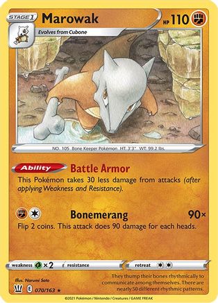 Marowak (70) - Battle Styles