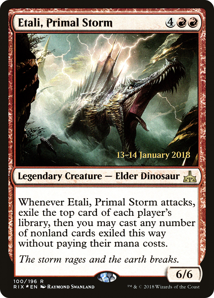 Etali, Primal Storm (100s) Foil - Rivals of Ixalan Promos