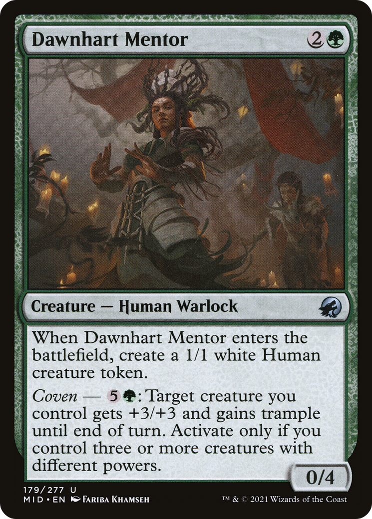 Dawnhart Mentor (179) Foil - Innistrad: Midnight Hunt