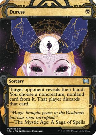 Duress (029) Etched Foil - Strixhaven Mystical Archive