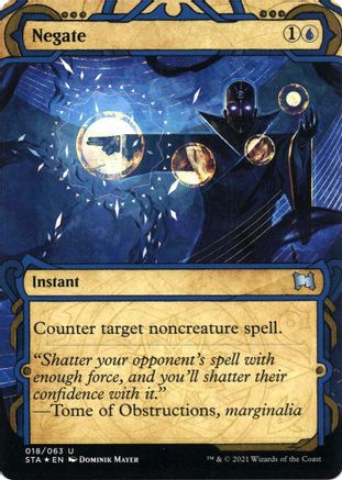 Negate (018) Etched Foil - Strixhaven Mystical Archive