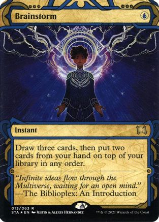Brainstorm (013) Etched Foil - Strixhaven Mystical Archive