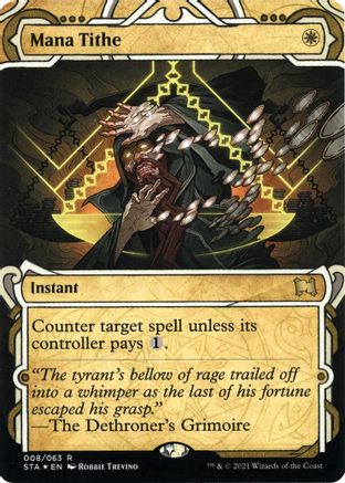 Mana Tithe (008) Etched Foil - Strixhaven Mystical Archive