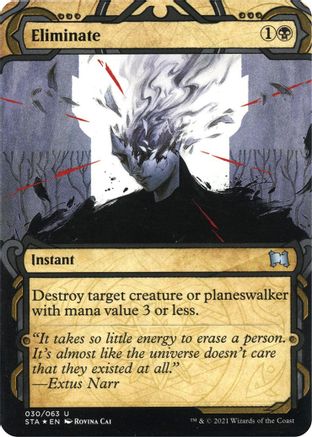 Eliminate (030) Etched Foil - Strixhaven Mystical Archive