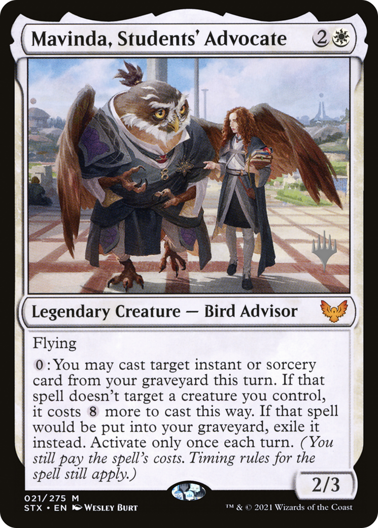 Mavinda, Students' Advocate (Promo Pack) [Strixhaven: School of Mages Promos] | Silver Goblin