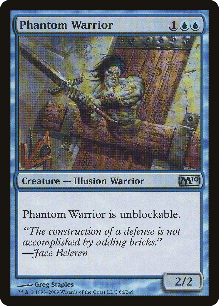 Phantom Warrior (066) Foil - Magic 2010