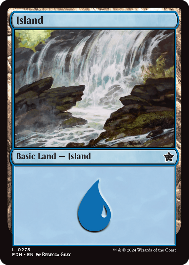 Island (0275) [Foundations] | Silver Goblin