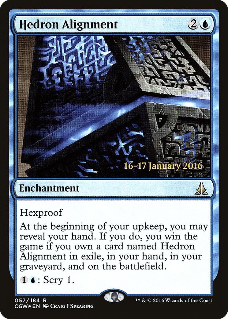 Hedron Alignment (57s) Foil - Oath of the Gatewatch Promos