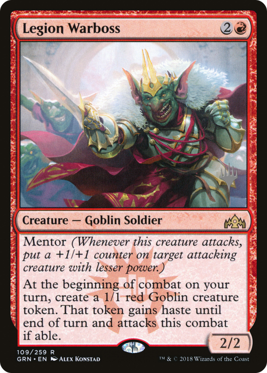 Legion Warboss (Promo Pack) [Guilds of Ravnica Promos] Foil