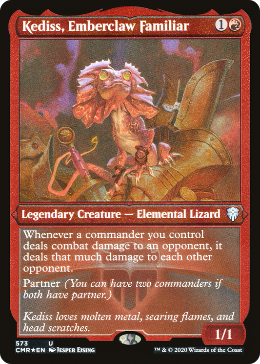Kediss, Emberclaw Familiar (573) Foil - Commander Legends