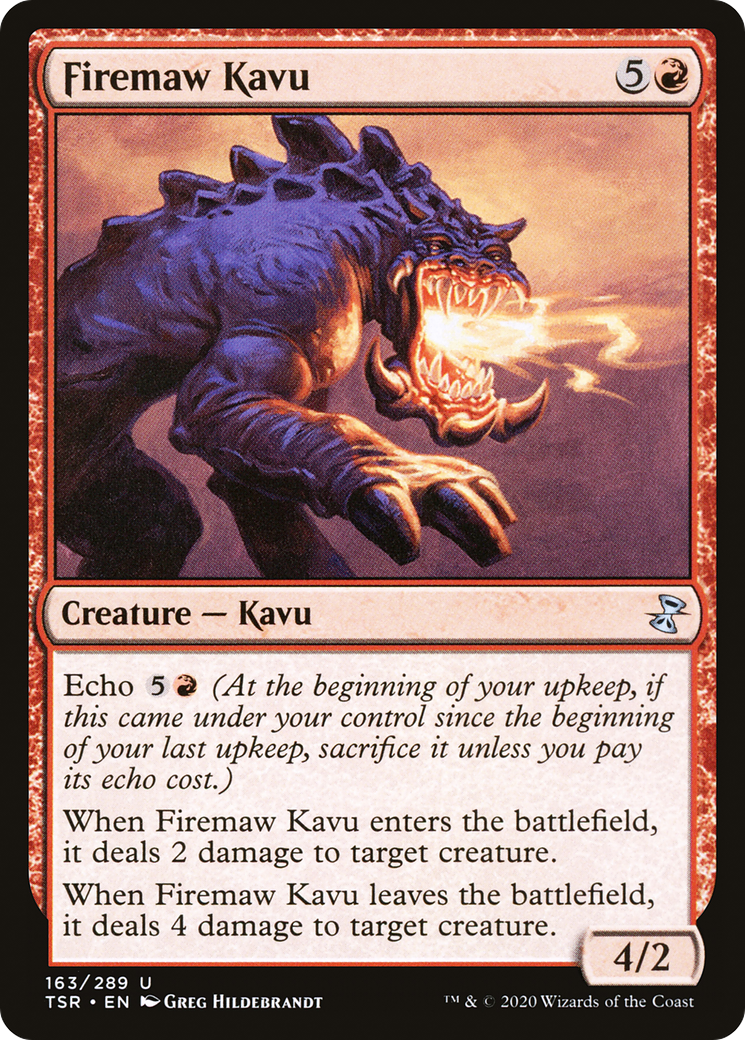 Firemaw Kavu (163) - Time Spiral Remastered