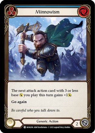 Minnowism (Blue) 1st Edition  (MON298) - Monarch
