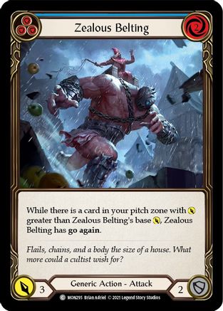Zealous Belting (Blue) (MON295) (Unlimited Edition) - Monarch