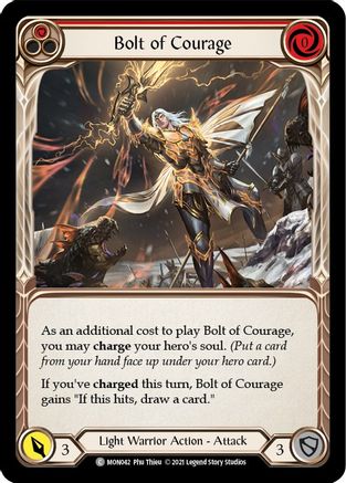 Bolt of Courage (Red) (MON042) (Unlimited Edition) - Monarch