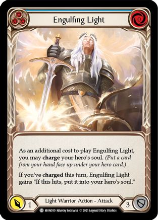 Engulfing Light (Blue) 1st Edition  (MON050) - Monarch