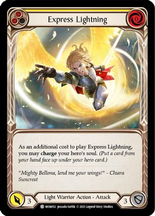 Express Lightning (Yellow) (MON052) Unlimited Edition  - Monarch