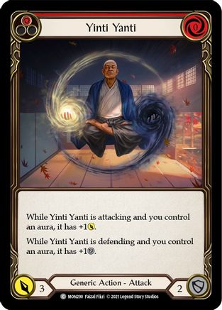Yinti Yanti (Red) (MON290) (Unlimited Edition) Rainbow Foil - Monarch