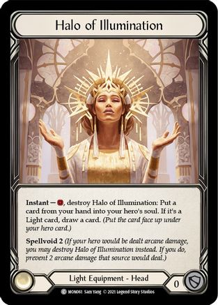 Halo of Illumination (MON061) (Unlimited Edition) Rainbow Foil - Monarch