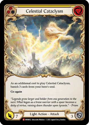 Celestial Cataclysm [MON062] (Monarch)  1st Edition Normal