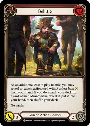 Belittle (Red) (MON266) (1st Edition) Rainbow Foil - Monarch