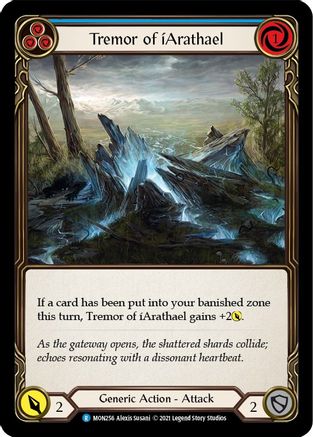 Tremor of iArathael (Blue) (MON256) (1st Edition) - Monarch