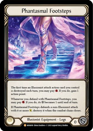 Phantasmal Footsteps (MON089) (Unlimited Edition) Rainbow Foil - Monarch