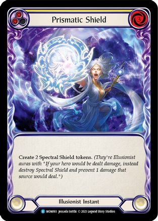 Prismatic Shield (Yellow) (MON093) 1st Edition  - Monarch