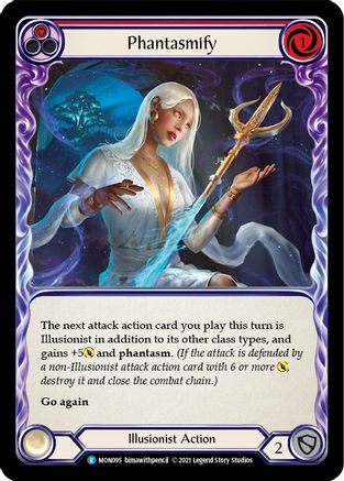 Phantasmify (Red) (MON095) 1st Edition Rainbow Foil - Monarch