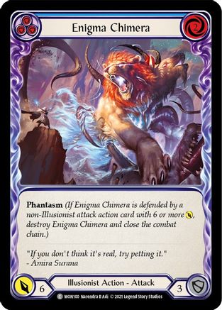 Enigma Chimera (Blue) (MON100) 1st Edition  - Monarch