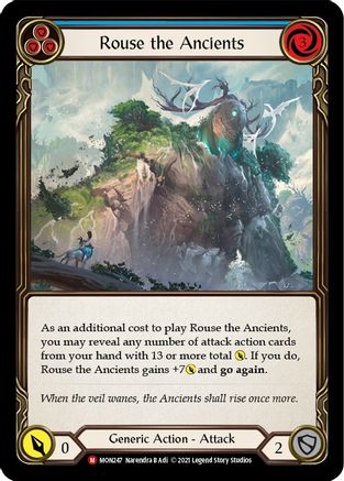 Rouse the Ancients (MON247) Unlimited Edition Rainbow Foil - Monarch