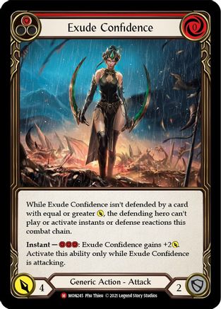 Exude Confidence (MON245) - Monarch 1st Edition | Silver Goblin